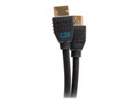 C2G 2ft Performance Ultra High Speed HDMI Cable 2.1 w/ Ethernet - 8K 60Hz - Ultra High Speed - HDMI-kabel med Ethernet - HDMI hann til HDMI hann - 60 cm - svart - 10K-støtte, 8 K 60 Hz (7680 x 4320) støtte, 4 K 120 Hz (4096 x 2160) støtte C2G10452