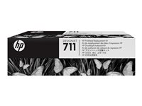 HP 711 - Svart, gul, cyan, magenta - skriverhode - for DesignJet T100, T120, T120 ePrinter, T125, T130, T520, T520 ePrinter, T525, T530 C1Q10A