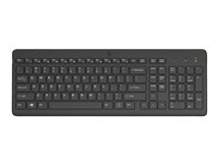 HP 225 - Tastatur - 2,5-soners oppsett - trådløs - 2.4 GHz - svart 805T1AA