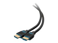 C2G 3ft 4K HDMI Cable with Ethernet - Premium Certified - High Speed - 60Hz - HDMI-kabel med Ethernet - HDMI hann til HDMI hann - 91.4 cm - skjermet - svart - 4K-støtte 50181