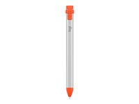 Logitech Crayon - Digital penn - trådløs - intens sorbet - for Apple 10.2-inch iPad; 10.5-inch iPad Air (3rd generation); 10.9-inch iPad Air (4th generation, 5th generation); 11-inch iPad Pro; 12.9-inch iPad Pro (3th generation, 4th generation, 5th generation); 9.7-inch iPad (6th generation); iPad mini (6th generation); iPad mini 5 (5th generation) 914-000046