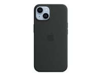 Apple - Baksidedeksel for mobiltelefon - MagSafe-samsvar - silikon - midnatt - for iPhone 14 MW5R3ZM/A