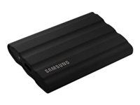 Samsung T7 Shield MU-PE1T0S - SSD - kryptert - 1 TB - ekstern (bærbar) - USB 3.2 Gen 2 (USB-C kontakt) - 256-bit AES - svart MU-PE1T0S/EU
