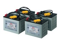 APC Replacement Battery Cartridge #14 - UPS-batteri - blysyre - svart - for P/N: MX3000XR, MX3000XRW, MX5000XR, MX5000XRW, SMARTCELL-XR, UXBP48M RBC14