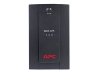 APC Back-UPS 500CI - UPS - AC 230 V - 300 watt - 500 VA - utgangskontakter: 3 - svart BX500CI