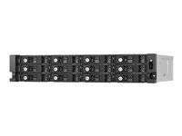 QNAP - Harddiskarray - 12 brønner (SATA-600) - SAS 12Gb/s (ekstern) - kan monteres i rack - 2U TL-R1200PES-RP