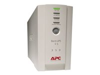 APC Back-UPS CS 350 - UPS - AC 230 V - 210 watt - 350 VA - RS-232, USB - utgangskontakter: 4 - beige BK350EI