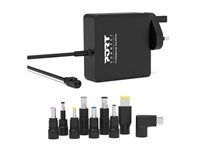 PORT Connect - Strømadapter - universal - AC 100-240 V - 90 watt - Storbritannia 900007B-UK