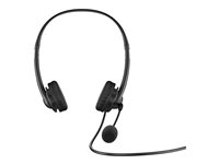 HP G2 - Hodesett - on-ear - kablet - USB - skyggesvart 428K6AA