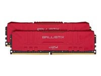 Ballistix - DDR4 - sett - 32 GB: 2 x 16 GB - DIMM 288-pin - 3600 MHz / PC4-28800 - CL16 - 1.35 V - ikke-bufret - ikke-ECC - rød BL2K16G36C16U4R