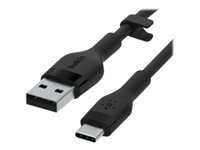 Belkin BoostCharge - USB-kabel - USB (hann) til 24 pin USB-C (hann) - 2 m - svart CAB008BT2MBK