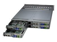 Supermicro BigTwin SuperServer 221BT-HNC9R - rackmonterbar - ingen CPU - 0 GB - uten HDD SYS-221BT-HNC9R