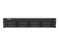 QNAP TS-873AeU-RP - NAS-server - 8 brønner - kan monteres i rack - SATA 6Gb/s - RAID 0, 1, 5, 6, 10, JBOD, 50, 60 - RAM 4 GB - 2.5 Gigabit Ethernet - iSCSI støtte - 2U TS-873AEU-RP-4G