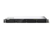 QNAP TS-435XeU - NAS-server - 4 brønner - kan monteres i rack - SATA 6Gb/s - RAID 0, 1, 5, 6, 10, JBOD - RAM 4 GB - 2.5 Gigabit Ethernet / 10 Gigabit Ethernet - iSCSI støtte - 1U TS-435XEU-4G