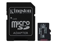 Kingston Industrial - Flashminnekort (microSDHC til SD-adapter inkludert) - 32 GB - A1 / Video Class V30 / UHS-I U3 / Class10 - microSDHC UHS-I SDCIT2/32GB