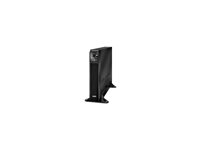 APC Smart-UPS SRT 1500VA - UPS (rackmonterbar/ekstern) - AC 220/230/240 V - 1500 watt - 1500 VA - USB, serial - utgangskontakter: 6 - PFC - svart SRT1500XLI