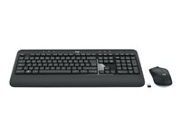 Logitech MK540 Advanced - Tastatur- og mussett - trådløs - 2.4 GHz - Nordisk 920-008683