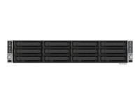 Intel Server Chassis H2312XXLR3 - Rackmonterbar - 2U - opp til 4 blad - SATA/SAS - hot-swap - strømforsyning - "hot-plug" H2312XXLR3