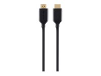 Belkin High Speed HDMI Cable with Ethernet - HDMI-kabel med Ethernet - HDMI hann til HDMI hann - 1 m - 4K-støtte F3Y021BT1M