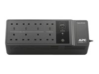 APC Back-UPS BE850G2 - UPS - AC 230 V - 520 watt - 850 VA - utgangskontakter: 8 - Storbritannia - svart BE850G2-UK
