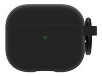 OtterBox - Eske for trådløse øretelefoner - myk berøring - polykarbonat, syntetisk gummi - Black Taffy - for Apple AirPods (3. generasjon) 77-87829