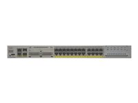 Cisco 1100 Terminal - Gateway 24-porters svitsj - 1GbE - WAN-porter: 2 - rackmonterbar C1100TG-1N24P32A