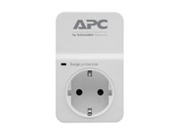 APC SurgeArrest Essential - Overspenningsavleder - AC 230 V - utgangskontakter: 1 - Tyskland - hvit PM1W-GR