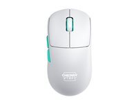 CHERRY Xtrfy M68 - Mus - optisk - 5 knapper - trådløs - 2.4 GHz - USB trådløs mottaker - hvit CX-M68W-WHITE