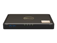 QNAP TBS-464 NASbook - NAS-server - 4 brønner - RAID 0, 1, 5, 6, 10 - RAM 8 GB - 2.5 Gigabit Ethernet - iSCSI støtte TBS-464-8G