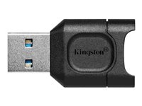 Kingston MobileLite Plus - Kortleser (microSD, microSDHC, microSDXC, microSDHC UHS-I, microSDXC UHS-I, microSDHC UHS-II, microSDXC UHS-II) - USB 3.2 Gen 1 MLPM