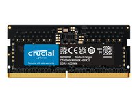 Crucial - DDR5 - modul - 8 GB - SO DIMM 262-pin - 4800 MHz / PC5-38400 - CL40 - 1.1 V - ikke-bufret - ikke-ECC CT8G48C40S5T
