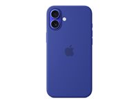 Apple - Baksidedeksel for mobiltelefon - MagSafe-samsvar - silikon - ultramarin - for iPhone 16 Plus MYYF3ZM/A