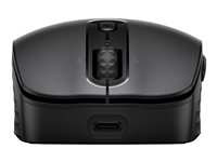 HP 695 - Mus - Qi-Charging - 7 knapper - trådløs - Bluetooth - svart 8F1Y4AA