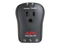 APC SurgeArrest Essential - Overspenningsavleder - AC 120 V - utgangskontakter: 1 - koksgrå P1T