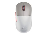 CHERRY Xtrfy M8 - Mus - optisk - 2 knapper - trådløs - 2.4 GHz - USB trådløs mottaker - grå M8W-RETRO