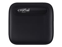 Crucial X6 - SSD - 500 GB - ekstern (bærbar) - USB 3.2 Gen 2 (USB-C kontakt) CT500X6SSD9