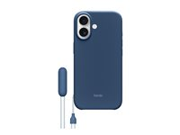 Beats - Baksidedeksel for mobiltelefon - med stativ - MagSafe-samsvar - polykarbonat - bedrock blue - for iPhone 17 MGTM4LL/A