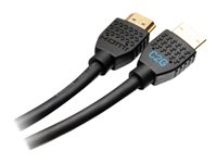 C2G 15ft 4K HDMI Cable with Ethernet - Premium Certified - High Speed 60Hz - HDMI-kabel med Ethernet - HDMI hann til HDMI hann - 4.57 m - skjermet - svart - 4K-støtte 50186