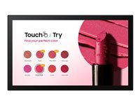 Samsung QB13C-T - 13" Diagonalklasse QBC-T Series LED-bakgrunnsbelyst LCD-skjerm - interaktiv digital skilting - med pekeskjerm (multiberørings) - Tizen OS - 1080p 1920 x 1080 - svart LH13QBCTBGBXEN