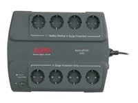APC Back-UPS ES 400 - UPS - AC 230 V - 240 watt - 400 VA - utgangskontakter: 8 - Tyskland, Nederland - koksgrå BE400-GR