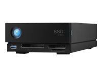 LaCie 1big Dock SSD Pro STHW2000800 - Harddiskarray - 2 TB - 1 brønner - SSD 2 TB x 1 - USB 3.1, Thunderbolt 3 (ekstern) - med 5-års Rescue Data Recovery Service Plan STHW2000800