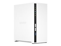 QNAP TS-233 - NAS-server - 2 brønner - SATA 6Gb/s - RAID RAID 0, 1, JBOD - RAM 2 GB - Gigabit Ethernet - iSCSI støtte TS-233