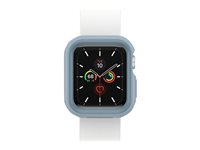 OtterBox EXO EDGE - Støtfanger for smartarmåndsur - polykarbonat, TPE - innsjødisblå - for Apple Watch (40 mm) 77-81214
