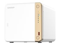 QNAP TS-462 - NAS-server - 4 brønner - SATA 6Gb/s - RAID 0, 1, 5, 6, 10, JBOD - RAM 4 GB - 2.5 Gigabit Ethernet - iSCSI støtte TS-462-4G