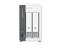QNAP TS-216G - NAS-server - 2 brønner - SATA 6Gb/s - RAID JBOD, 0, 1 - RAM 4 GB - 2.5 Gigabit Ethernet - iSCSI støtte TS-216G