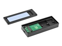 StarTech.com USB-C 10Gbps M.2 NVMe PCIe SSD Enclosure, Rugged Aluminum External M.2 PCIe M-Key Case IP67 Rated, 1GB/s Read/Write, Supports 2230/2242/2260/2280, TB3 Compatible, Mac/PC - 1.6ft USB-C Cable Incl - Drevkabinett - M.2 - M.2 Card - USB 3.2 (Gen 2) - svart - for P/N: PEXUSB321C M2E1BRU31C