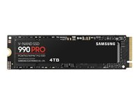 Samsung 990 PRO MZ-V9P4T0BW - SSD - kryptert - 4 TB - intern - M.2 2280 - PCIe 4.0 x4 (NVMe) - 256-bit AES - TCG Opal Encryption MZ-V9P4T0BW