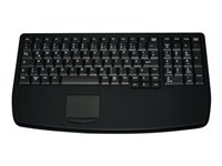 Active Key IndustrialKey AK-7410 - Tastatur - USB - US International - svart AK-7410-GU-B/US