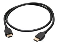 C2G 3ft 4K HDMI Cable with Ethernet - High Speed - UltraHD Cable - M/M - HDMI-kabel med Ethernet - HDMI hann til HDMI hann - 91 cm - skjermet - svart 56782