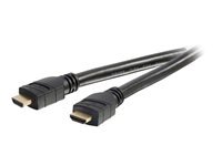 C2G 30m Active High Speed HDMI Cable In-Wall, CL3-Rated - HDMI-kabel - HDMI hann til HDMI hann - 30 m - dobbeltisolert - svart 80549